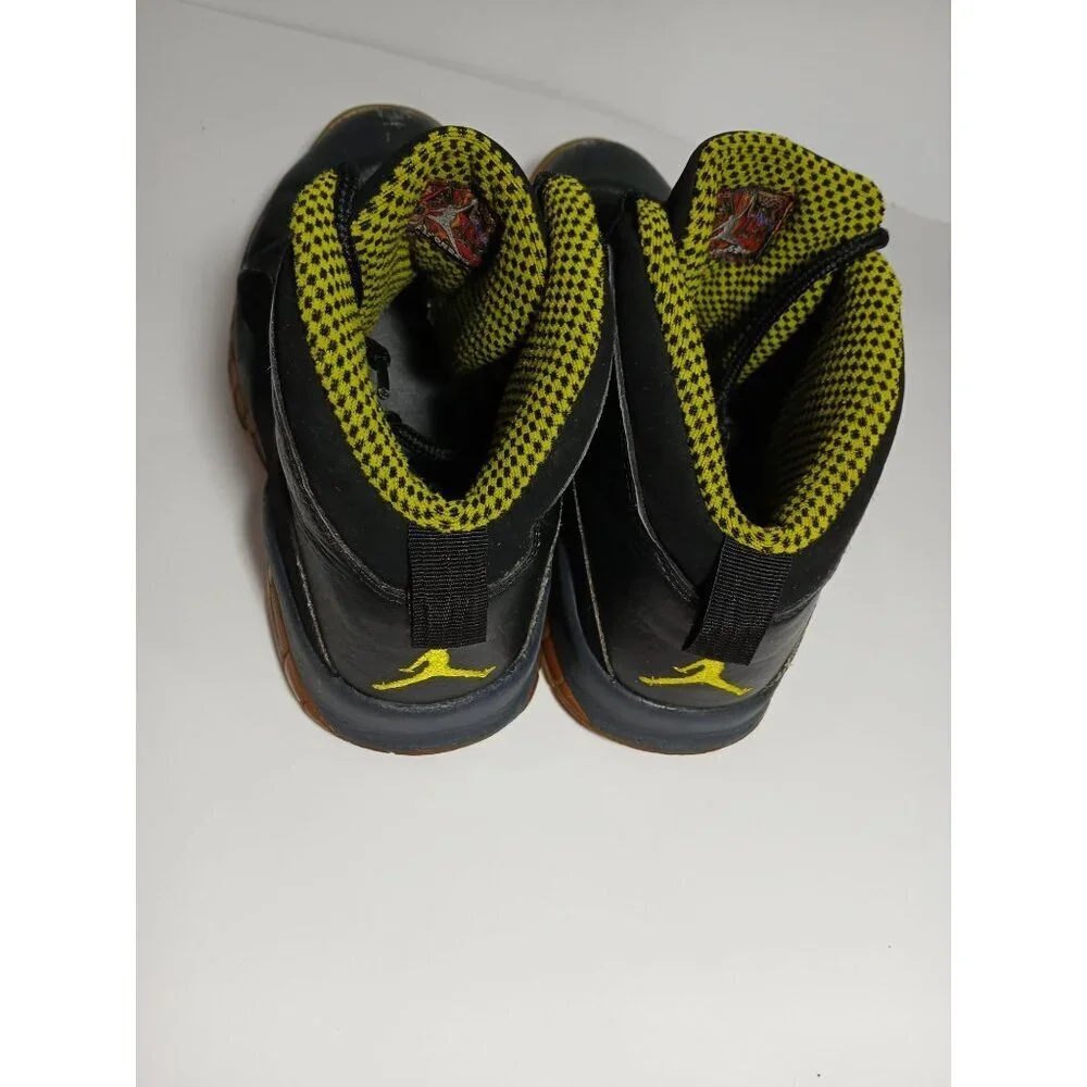 Nike Air Jordan Retro X 10 Venom Black/Green Size 9.5